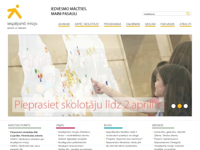 Iespējamā misija nodibinājums, 