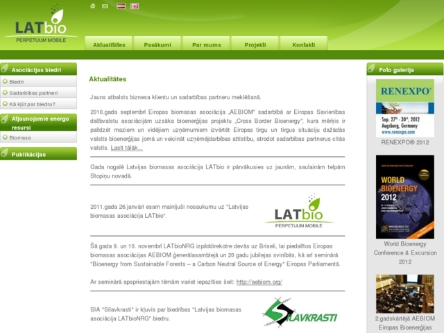 Latvijas biomasas asociācija LATBIONRG biedrība, AS